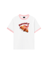 Áo Thun Ringer Relaxed Fit Sweet Pastry Red Bơ Croissant