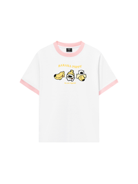 Áo Thun Ringer Relaxed Fit Banana Puppy