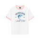 Áo Thun Ringer Relaxed Fit Ocean Dolphin Lover