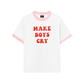Áo Thun Ringer Relaxed Fit Make boys cry