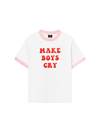Áo Thun Ringer Relaxed Fit Make boys cry