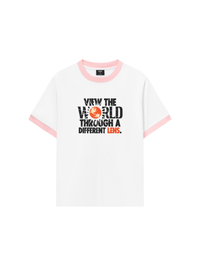 Áo Thun Ringer Relaxed Fit Be Bold View The World Through