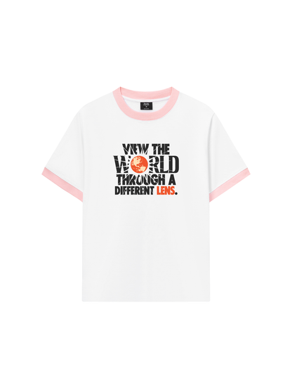 Áo Thun Ringer Relaxed Fit Be Bold View The World Through