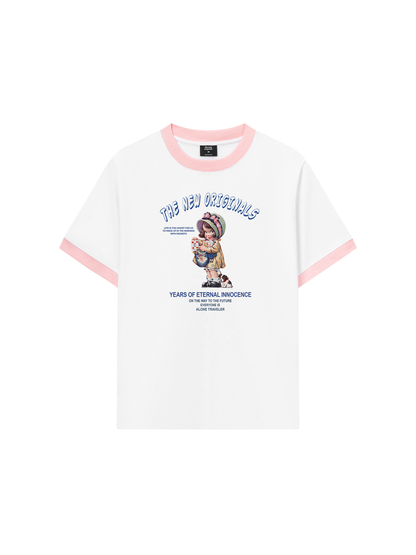Áo Thun Ringer Relaxed Fit Year of enternal innocence