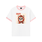 Áo Thun Ringer Relaxed Fit Muse Cat