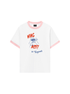 Áo Thun Ringer Relaxed Fit WINE NOT