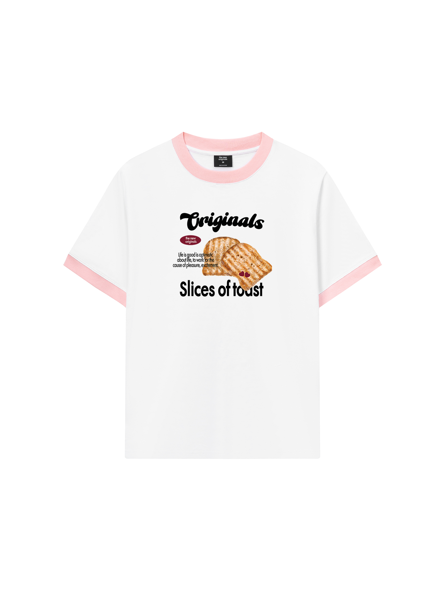 Áo Thun Ringer Relaxed Fit Sweet Passtry Slices Off Toast