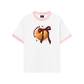 Áo Thun Ringer Relaxed Fit Sweet Pastry Red Plaid Bow