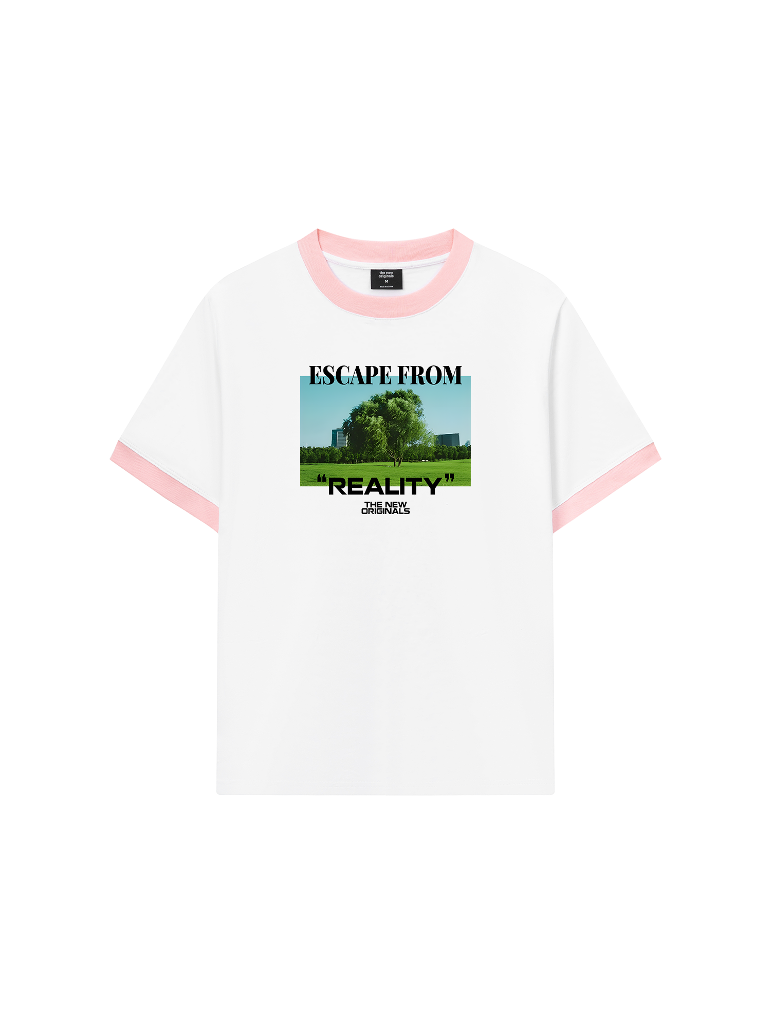 Áo Thun Ringer Relaxed Fit Escape From Reality