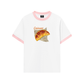 Áo Thun Ringer Relaxed Fit Croissant