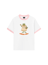 Áo Thun Ringer Relaxed Fit Autumn Frog