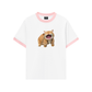 Áo Thun Ringer Relaxed Fit Animal Mood Funny Meow