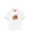 Áo Thun Ringer Relaxed Fit Animal Mood Funny Meow
