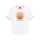 Áo Thun Ringer Relaxed Fit Foody Fluffy Pancakes