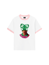 Áo Thun Ringer Relaxed Fit Summer Dopamine Kitty Cap Pink Gradient