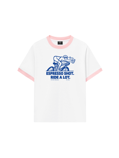 Áo Thun Ringer Relaxed Fit Ride A Lot Oversized