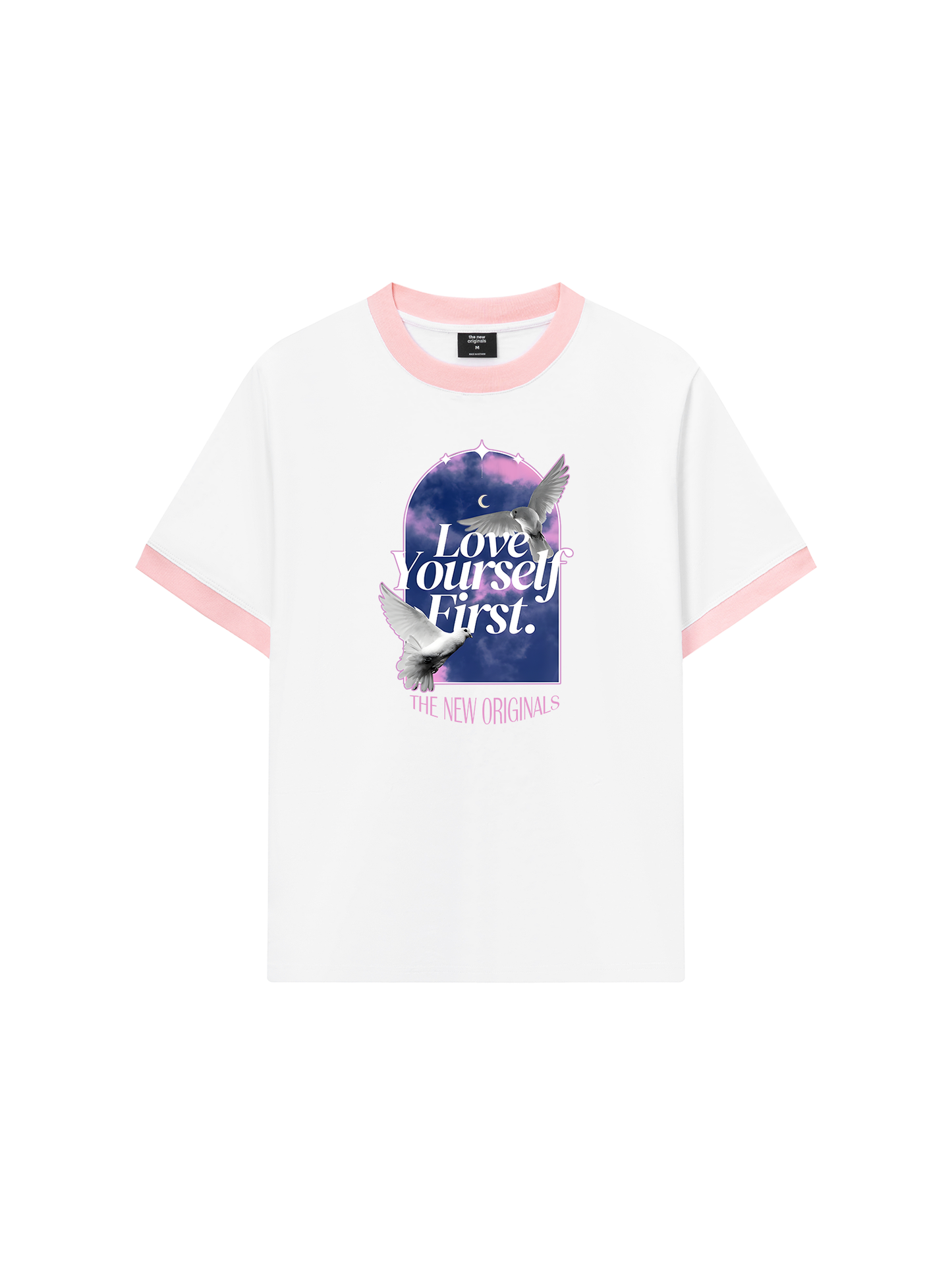 Áo Thun Ringer Relaxed Fit Love Yourself First
