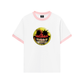 Áo Thun Ringer Relaxed Fit - Gangster Smiley