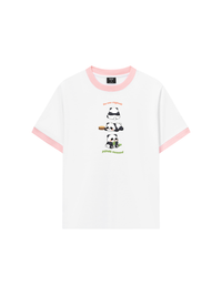 Áo Thun Ringer Relaxed Fit Panda Moooood