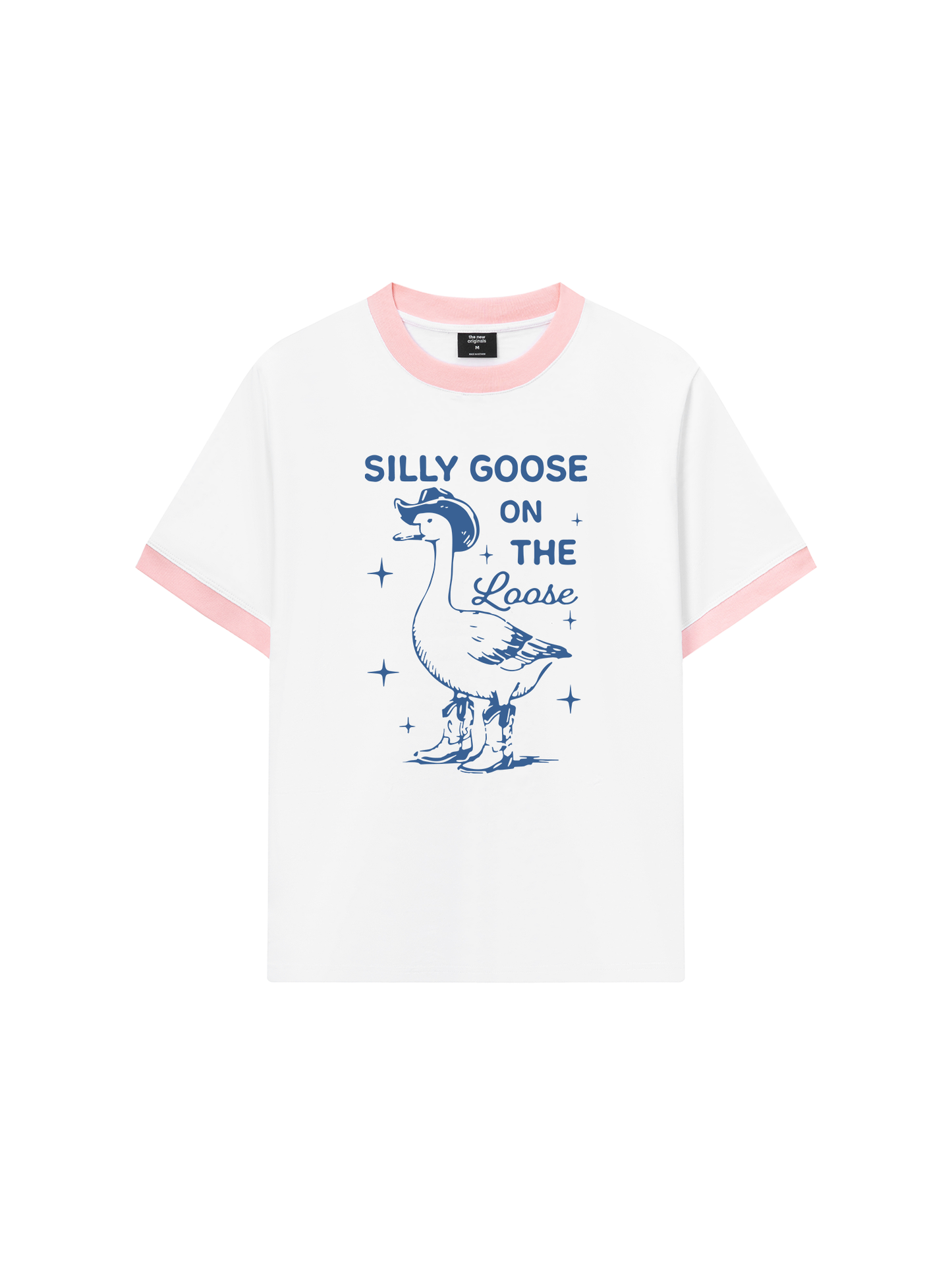 Áo Thun Ringer Relaxed Fit Silly goose