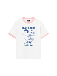 Áo Thun Ringer Relaxed Fit Silly goose