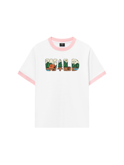 Áo Thun Ringer Relaxed Fit WILD