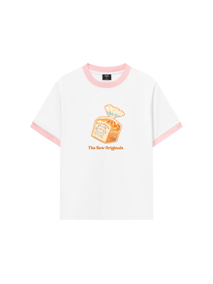 Áo Thun Ringer Relaxed Fit Milk Bread