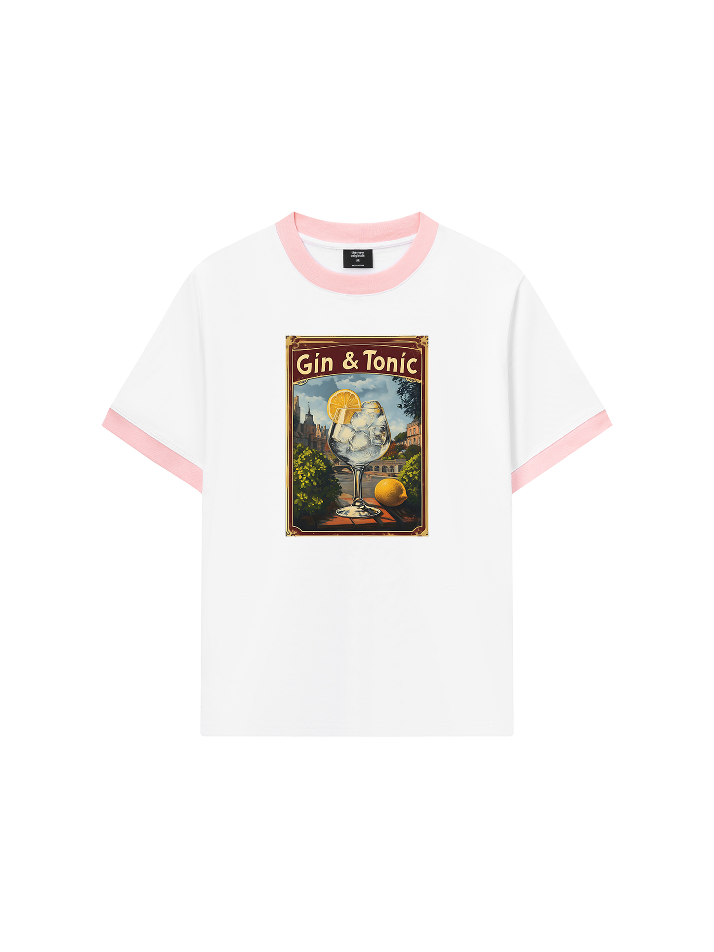 Áo Thun Ringer Relaxed Fit Fresh Gin And Tonic