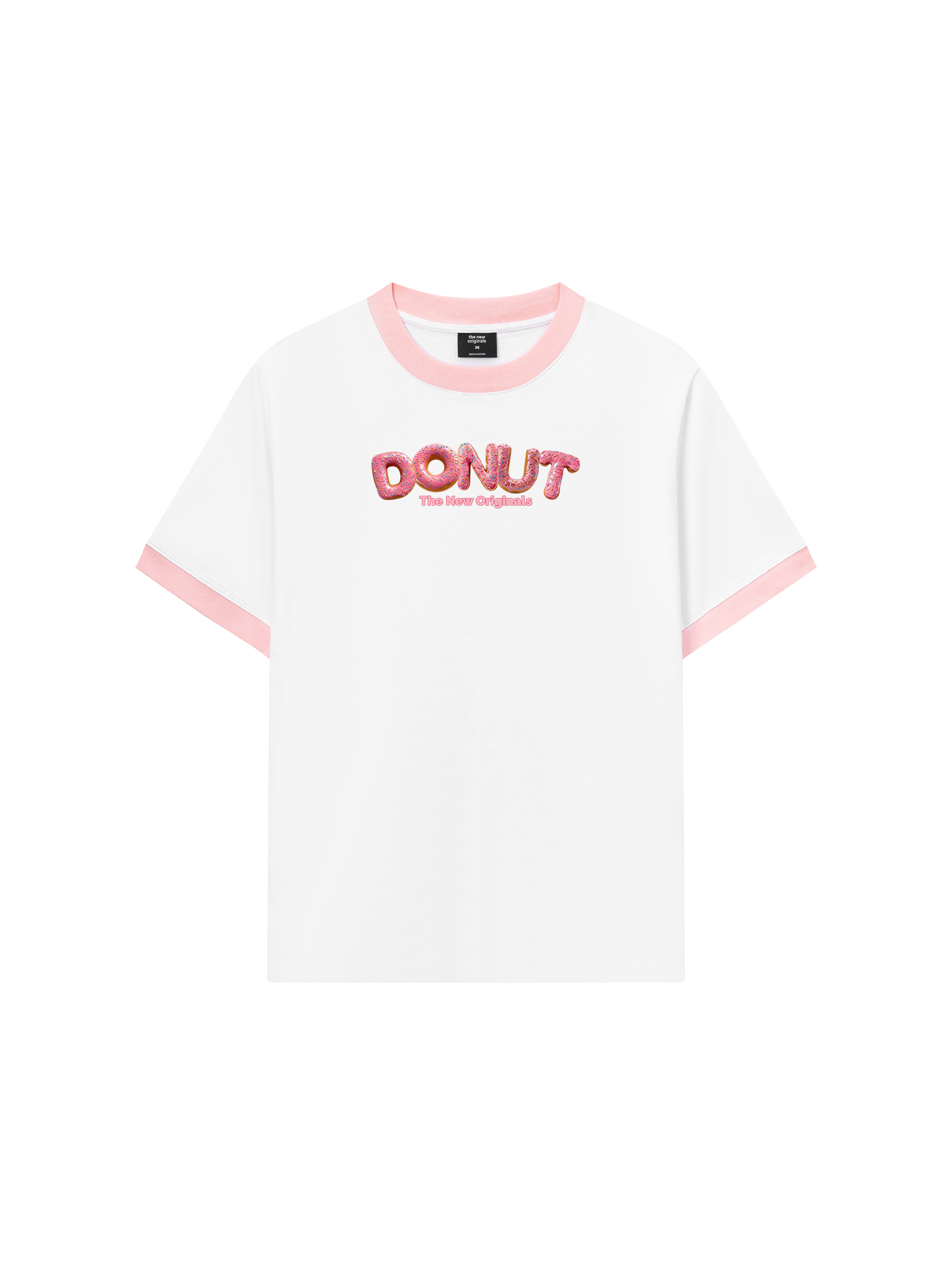 Áo Thun Ringer Relaxed Fit Foody Donut Sprinkles