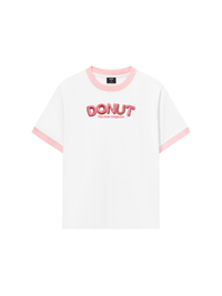 Áo Thun Ringer Relaxed Fit Foody Donut Sprinkles