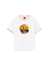 Áo Thun Ringer Relaxed Fit Flower Sun Knit Hat Cartoon Head