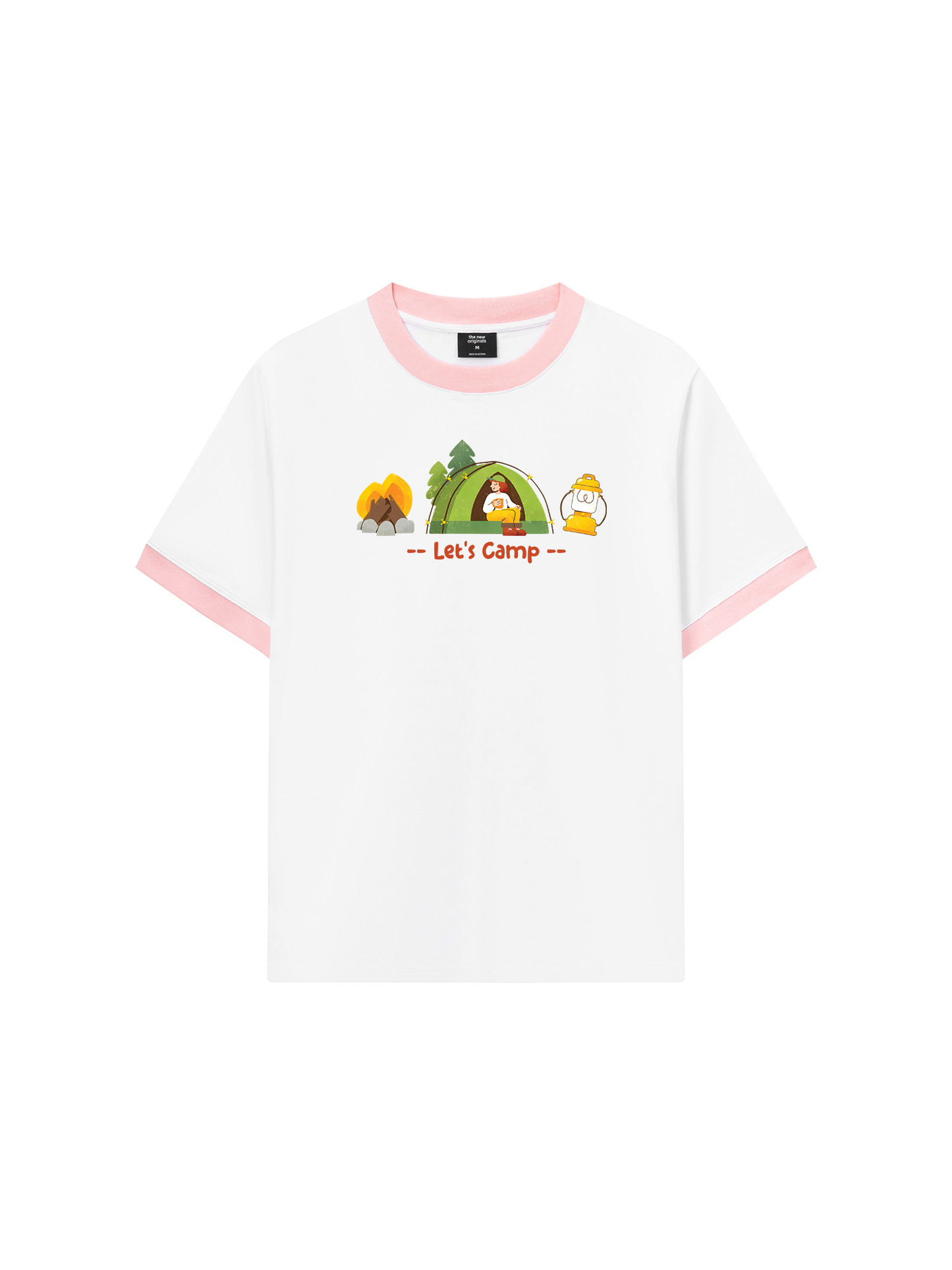 Áo Thun Ringer Relaxed Fit Let_s Camp