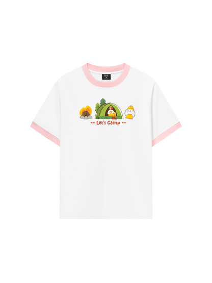 Áo Thun Ringer Relaxed Fit Let_s Camp