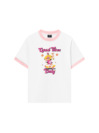 Áo Thun Ringer Relaxed Fit Weekend Goog Vibes Only