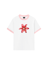 Áo Thun Ringer Relaxed Fit Pearl Lily Flower