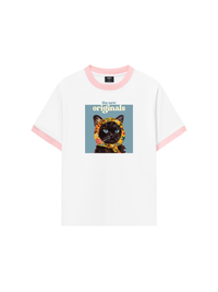Áo Thun Ringer Relaxed Fit Cat Époque