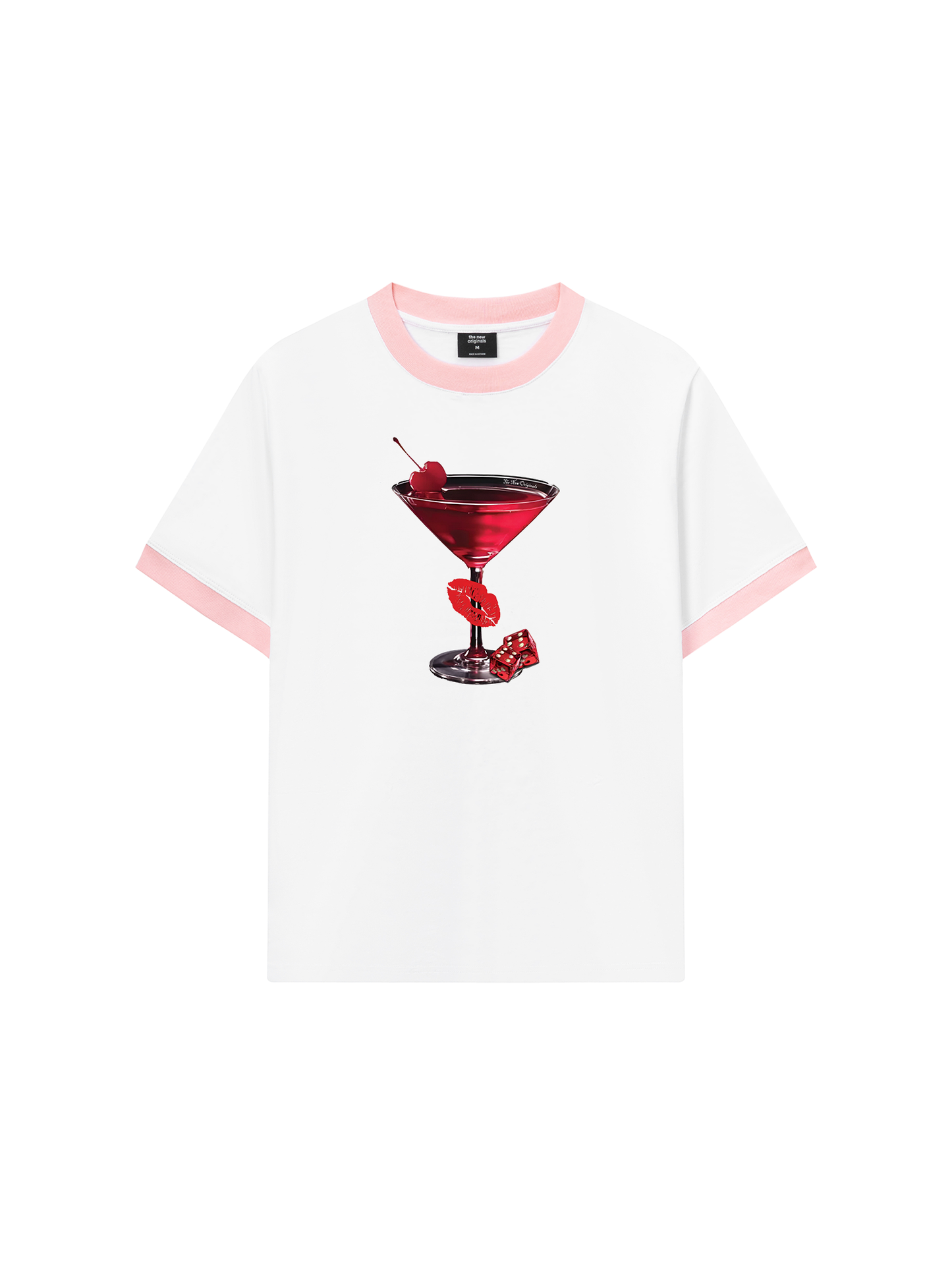 Áo Thun Ringer Relaxed Fit Seductive Night Cherry Goblet
