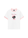 Áo Thun Ringer Relaxed Fit Animal Barbie Puppy