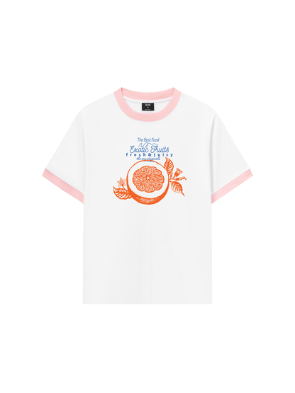 Áo Thun Ringer Relaxed Fit fresh & juicy