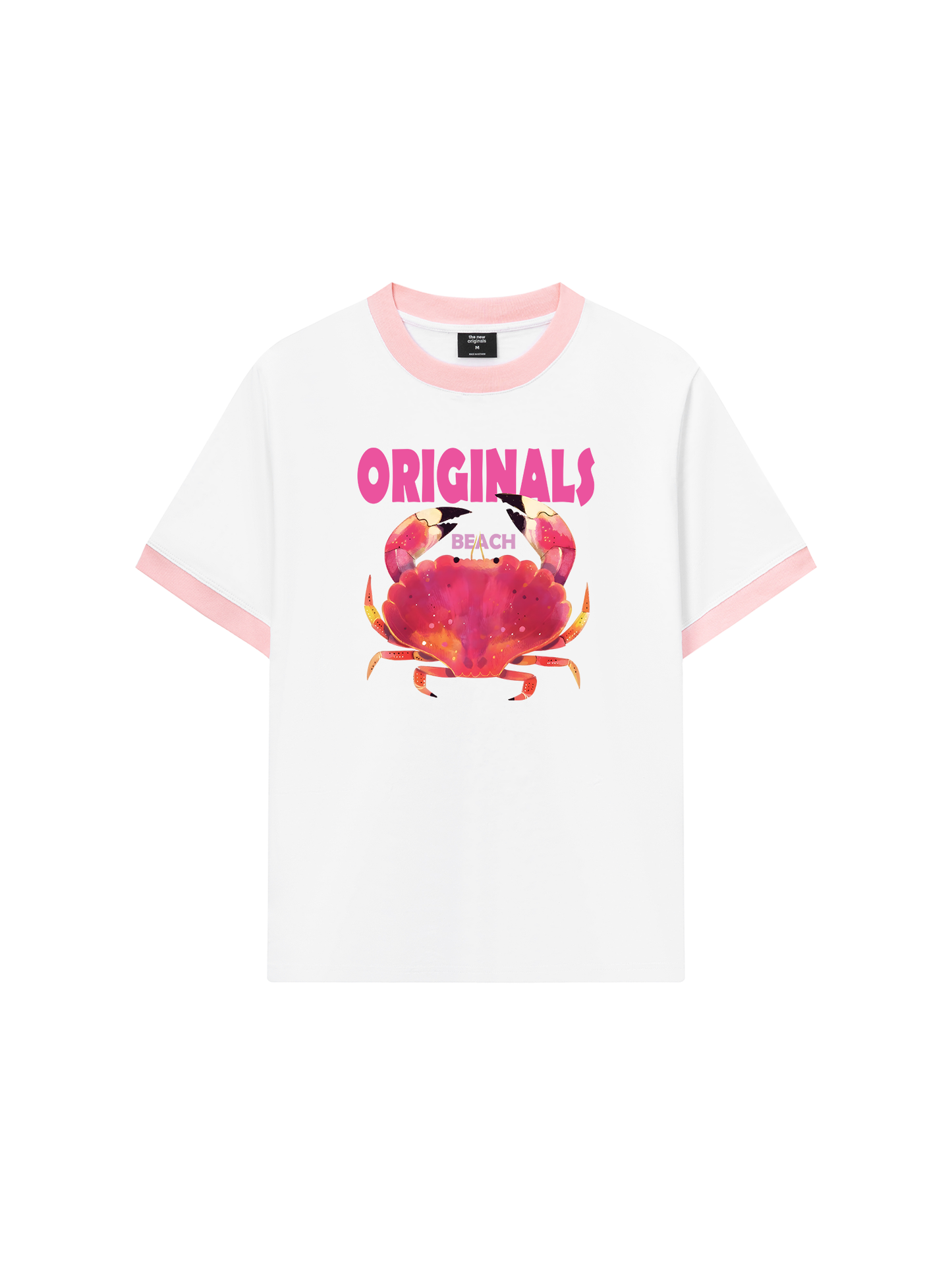 Áo Thun Ringer Relaxed Fit Summer Vibes Originals Beach