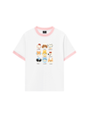 Áo Thun Ringer Relaxed Fit Animal Cute Puppy Things