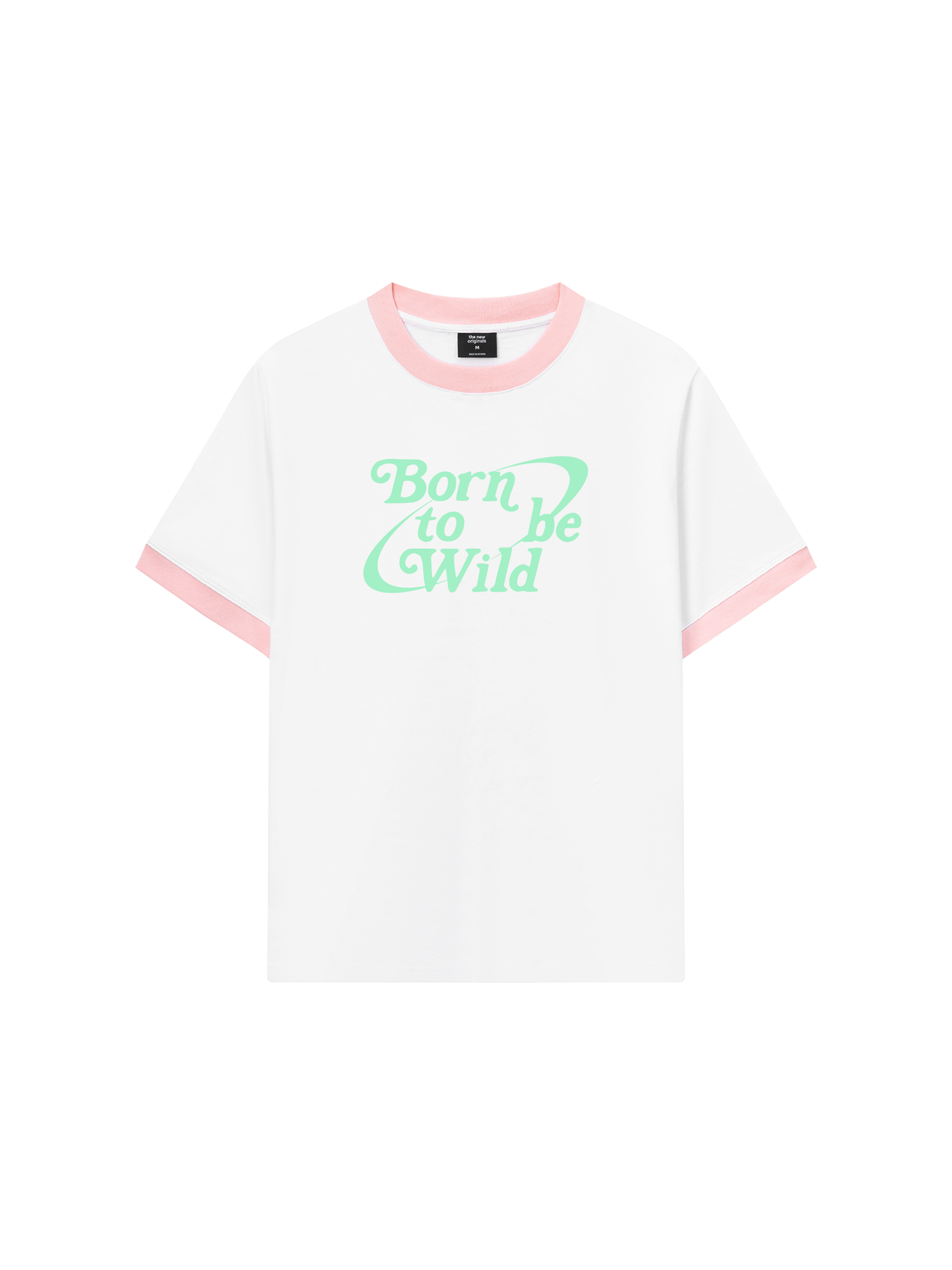 Áo Thun Ringer Relaxed Fit Born To Be Wild