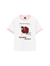 Áo Thun Ringer Relaxed Fit Summer Vibes Red LOve