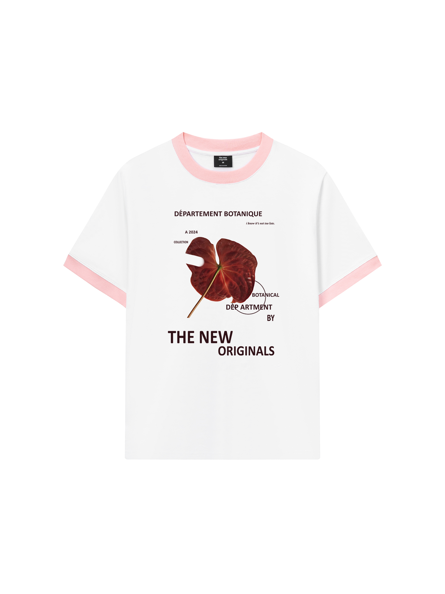 Áo Thun Ringer Relaxed Fit Summer Vibes Red LOve