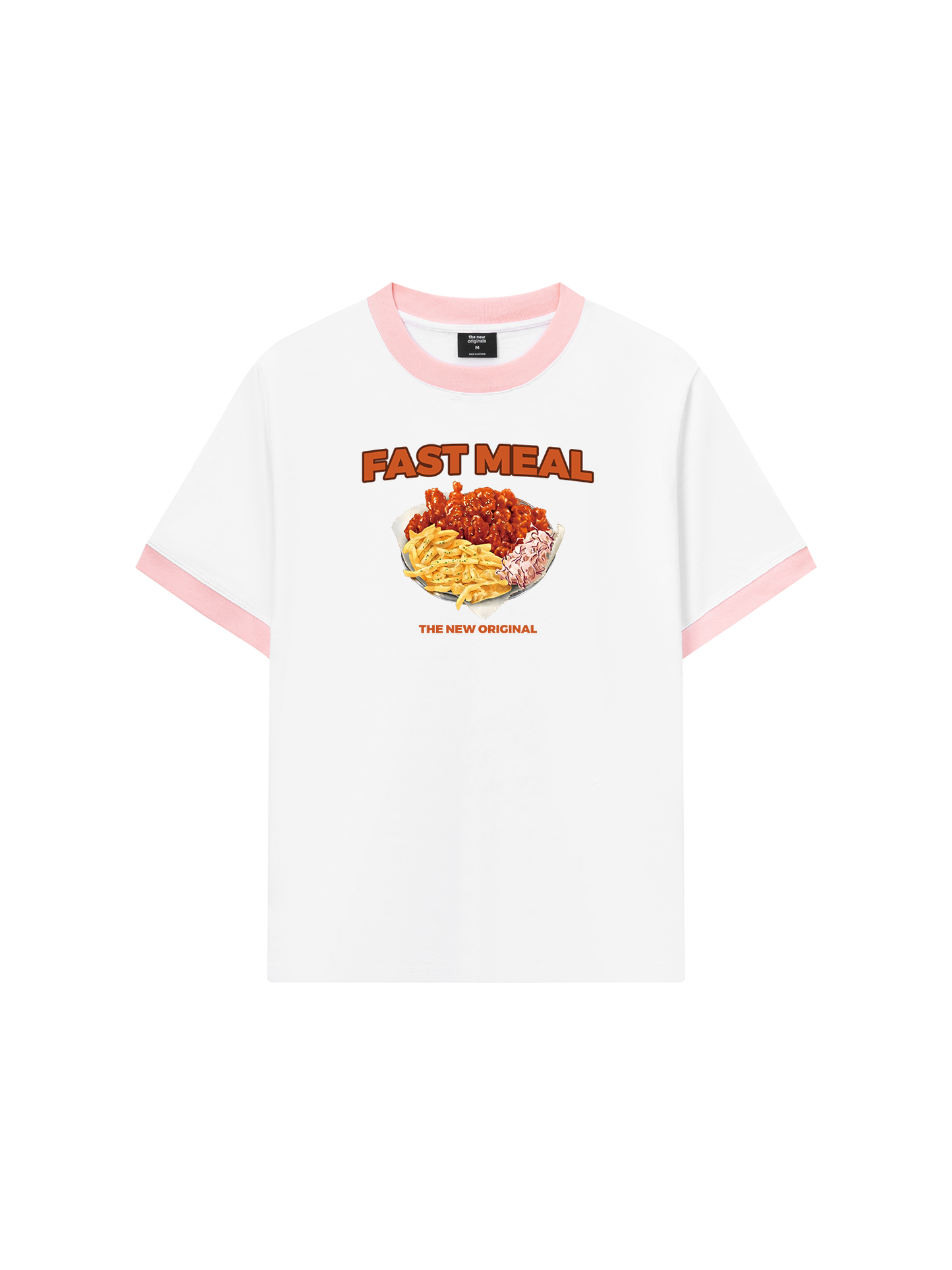 Áo Thun Ringer Relaxed Fit Foody Fast Meal