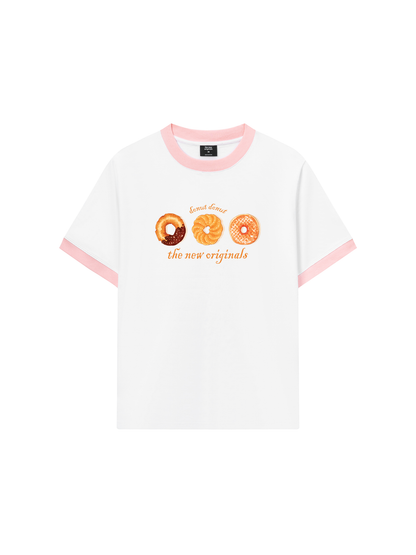 Áo Thun Ringer Relaxed Fit Donut