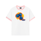 Áo Thun Ringer Relaxed Fit Blueberries