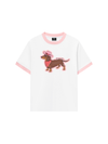 Áo Thun Ringer Relaxed Fit Howdy Dachshund