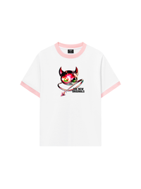 Áo Thun Ringer Relaxed Fit Chrome Devil