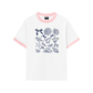 Áo Thun Ringer Relaxed Fit Ocean Blue Vibes